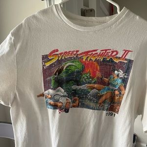 vintage “street fighter 2” tee